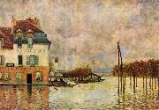 Alfred Sisley L Inondation a Port Marly Sweden oil painting artist